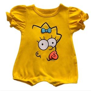 Maggie Simpson Romper Bodysuit